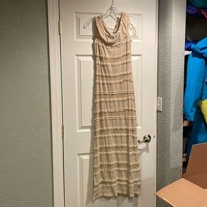 Max studio lace maxi dress